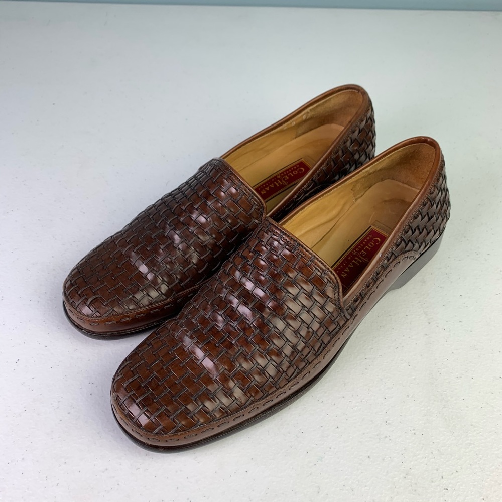 Cole Haan Women’s Leather Basket Weave Loafers 9B